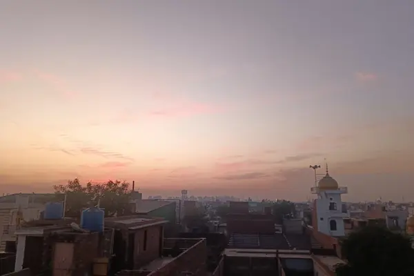 View of Ludhiana Urban at evening