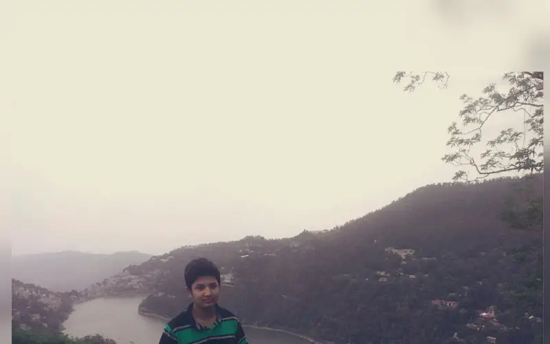 Naini Lake from above
