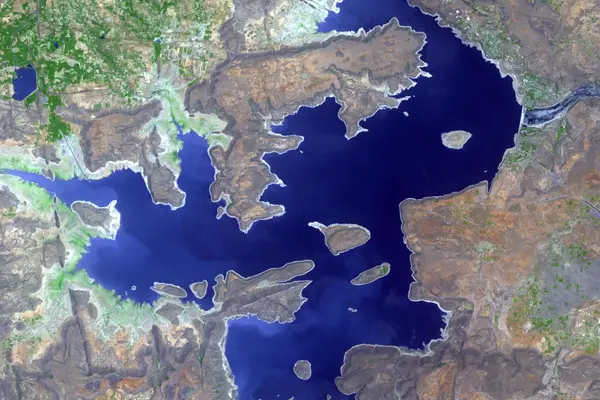 Nagarjuna Sagar Dam, India (ASTER)